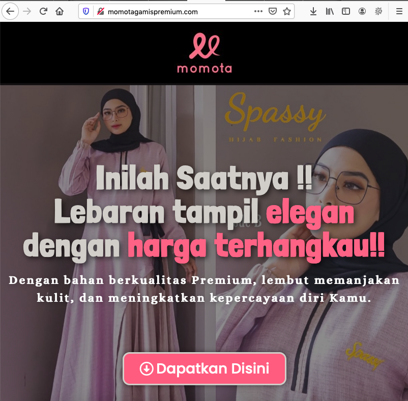 Gamis Busana Muslimah Premium – Momota