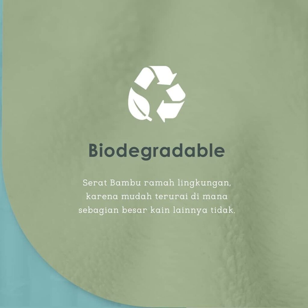 handuk bambu biodegradable