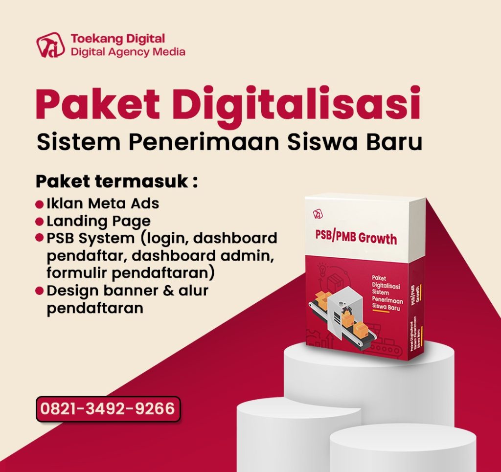 paket ppdb sekolah iklan plus