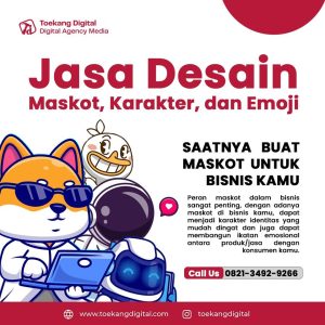 jasa desain maskot meme karakter emoji