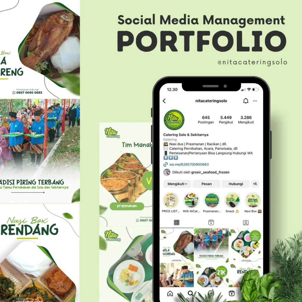 Social Media Management Catering