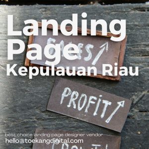 Harga Pembuatan Landing Page di Kepulauan Riau Tinggi Konversi jasa landingpage kepulauan riau