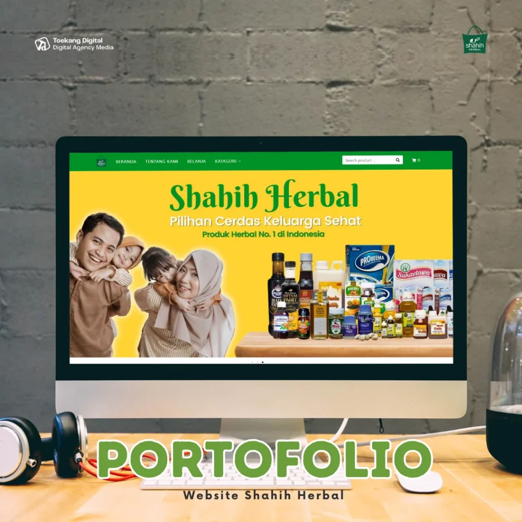 Jasa Website Herbal By Toekang Digital