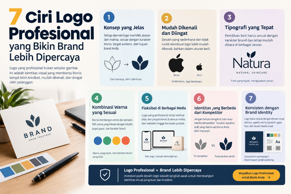 7 Ciri Logo Profiesional